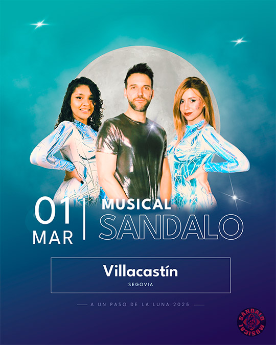 Musical Sándalo llega a Villacastín con «A un paso de la luna 2025»