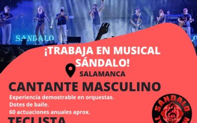 ¿Te gustaría formar parte de Musical Sándalo? ¡Estamos buscando nuevos talentos!